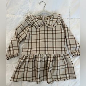 Plaid Toddler Dress Size 90 (2T)
